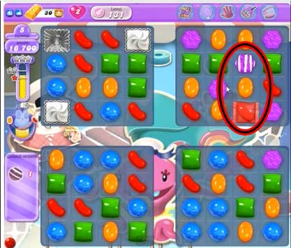 candy crush level 131