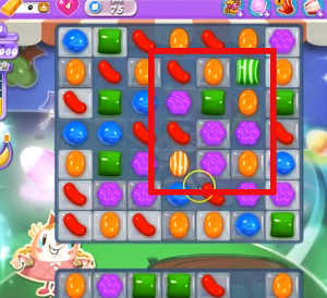 candy crush level 75
