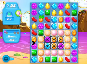 Candy Crush Soda level 28