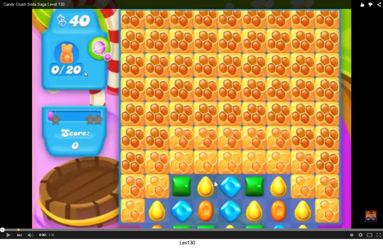 Candy Crush Soda level 130